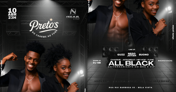 Imagem do evento Festa Pretos: All Black