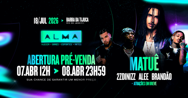 ALMA Festival 2026 @ Riocentro /RJ