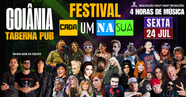 Imagem do evento Festival Cada Um Na Sua em Goiânia/GO