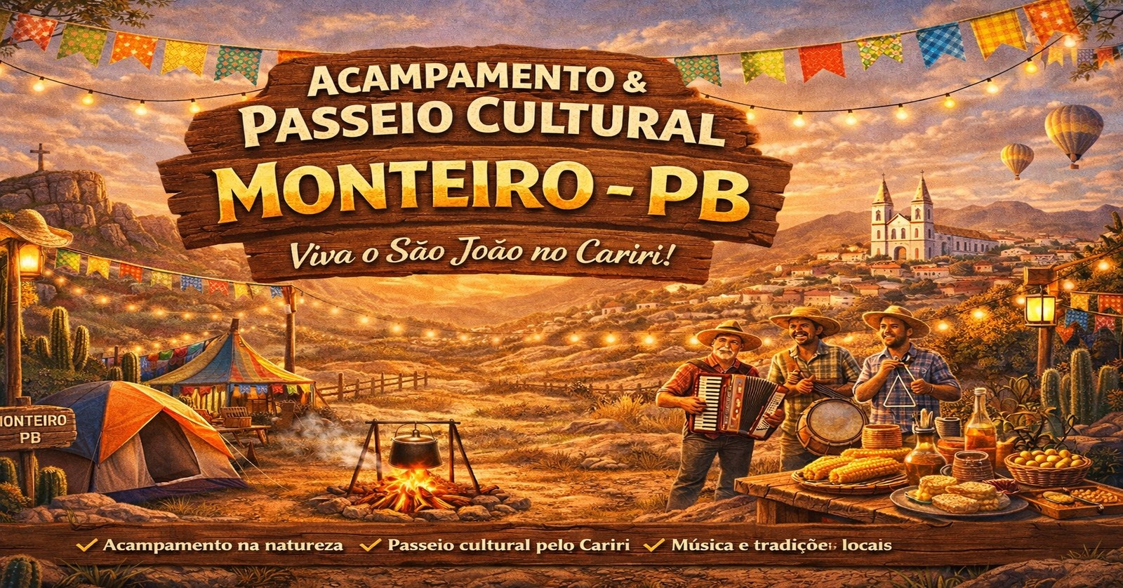 Acamp Cariri: Vida Rural + São João - Monteiro, PB