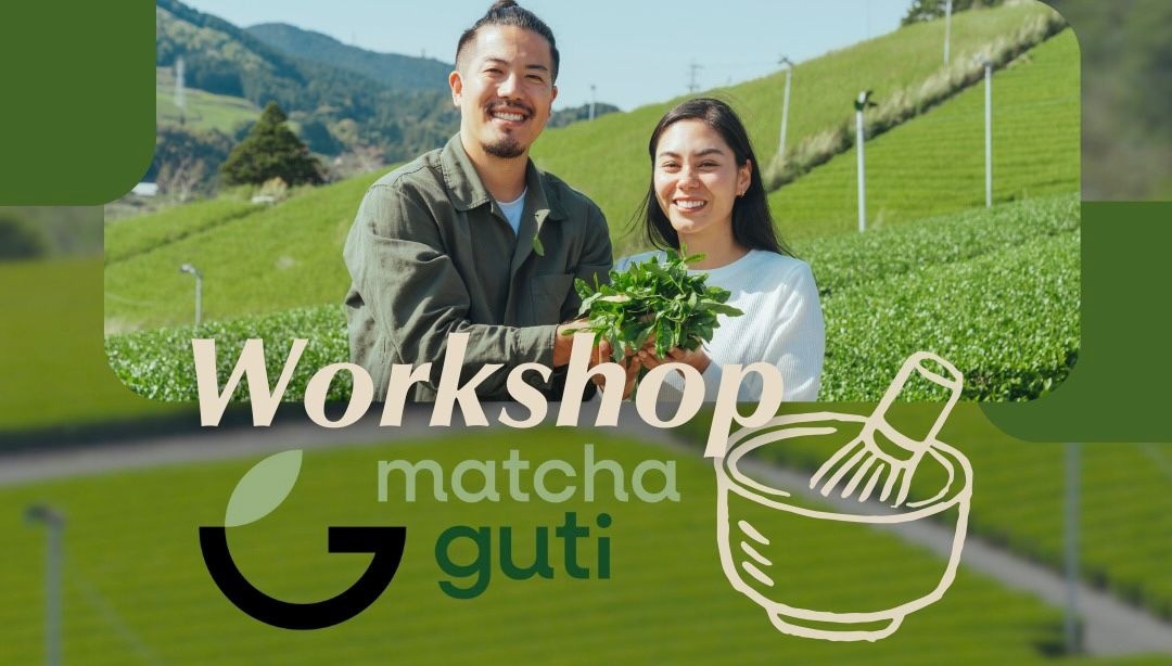 Image for the event: MATCHA GUTI - WORKSHOP DE MATCHA COM GUTI E ELI