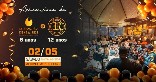 Imagem do evento Aniversário do Schwartz com Renascença
