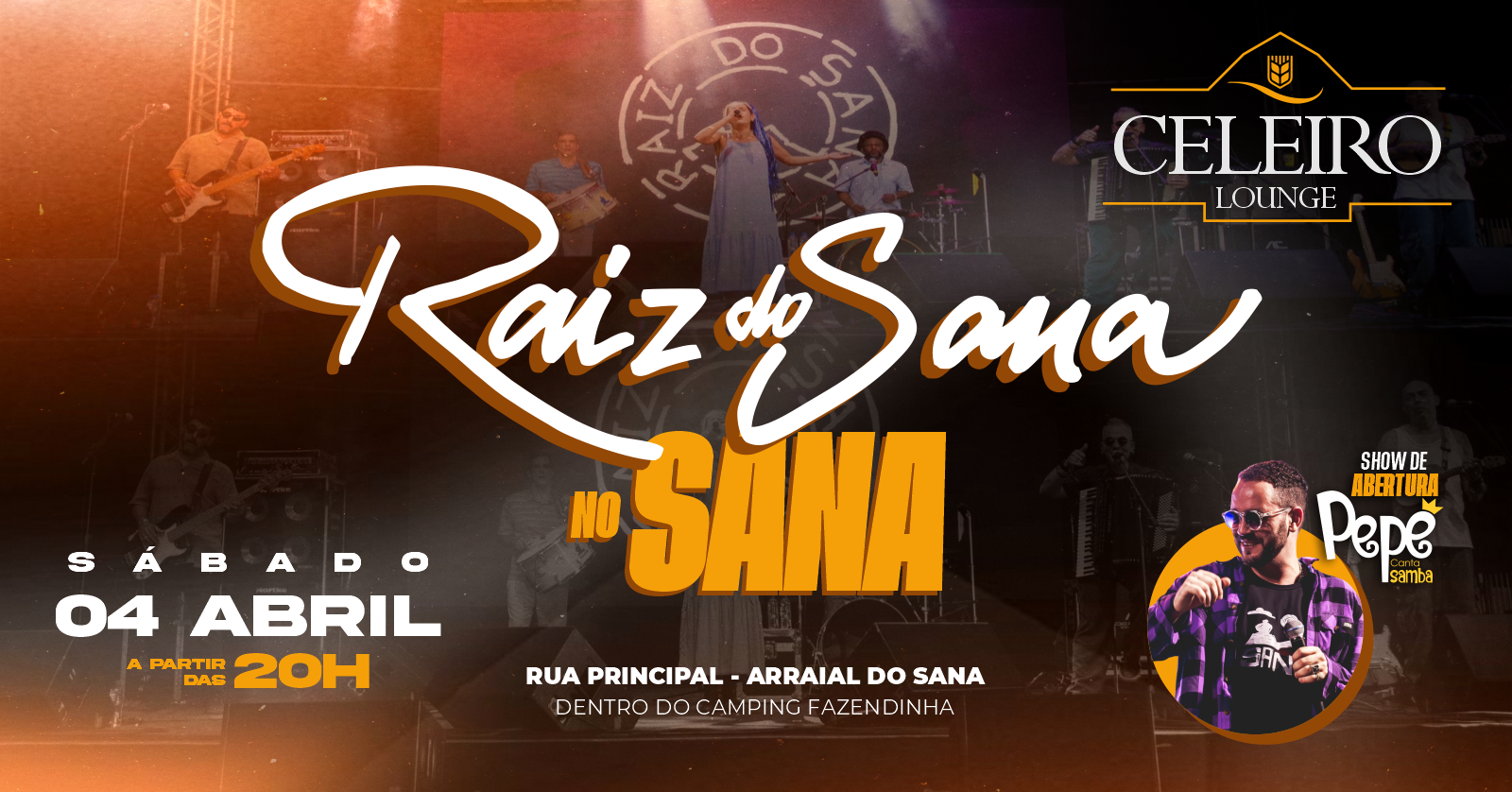 RAIZ DO SANA AO VIVO NO SANA! - Macaé, RJ