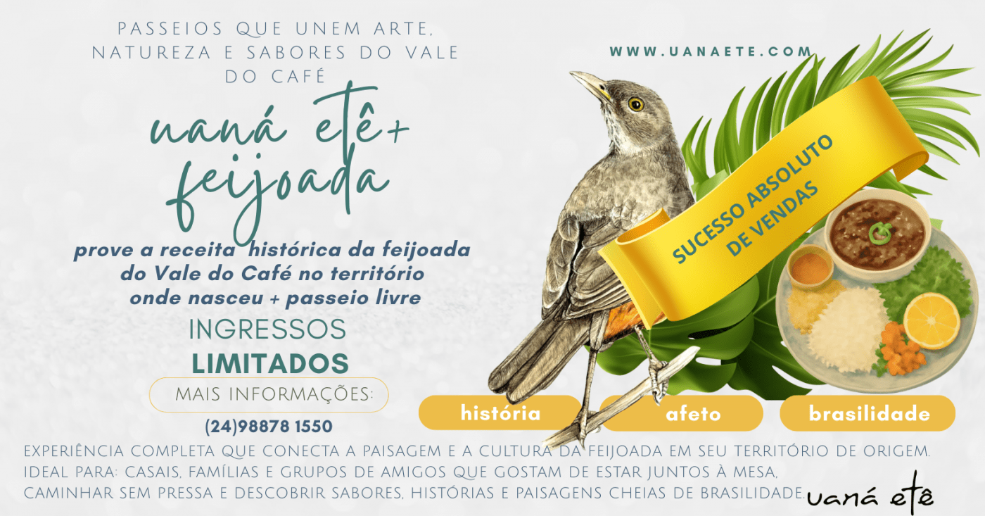 PASSEIO LIVRE + FEIJOADA : INGRESSO UANÁ ETÊ EXPERIÊNCIA COMPLETA -19 A 23 DE MARÇO 2026