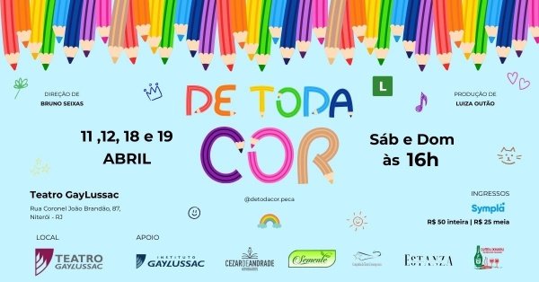 De Toda Cor - 18/04 (sábado)