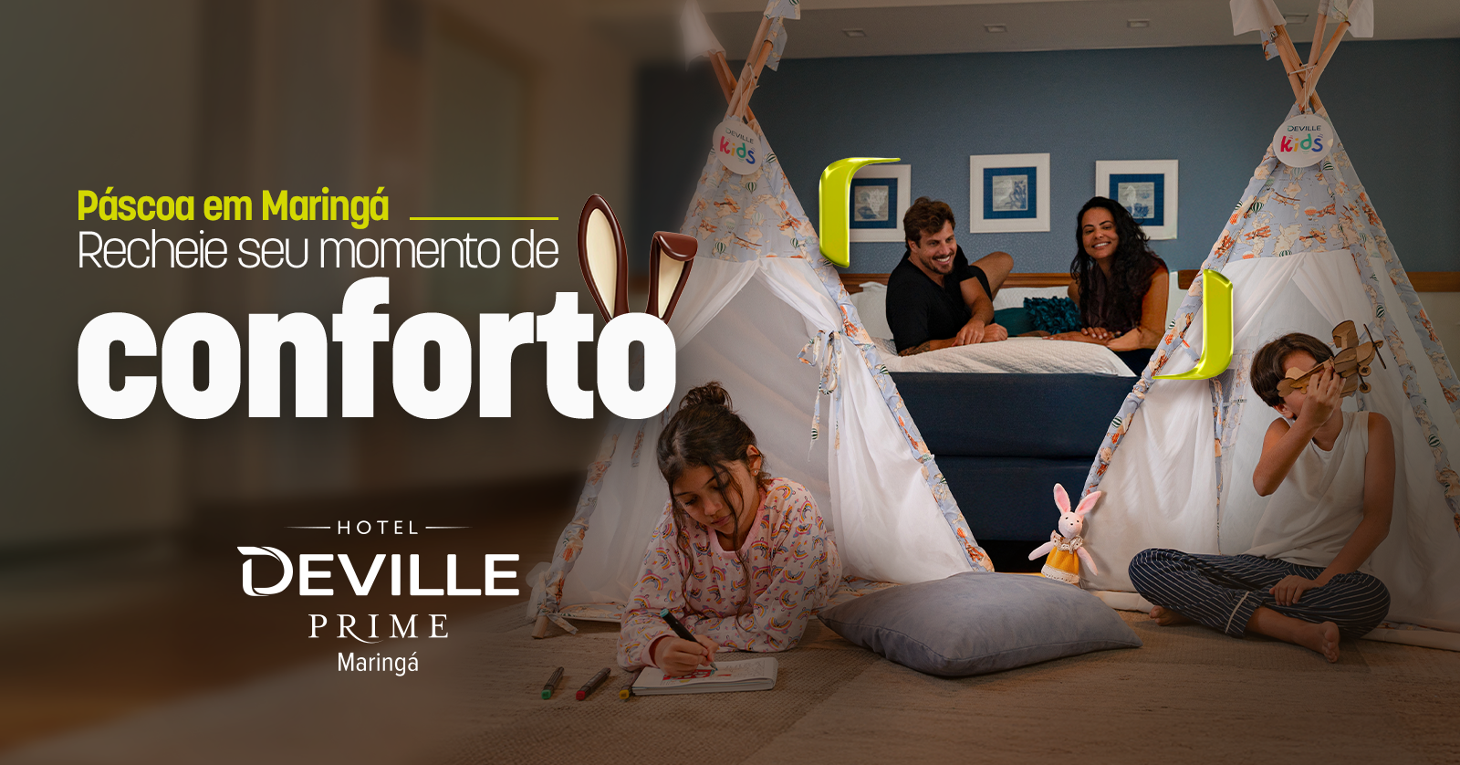 Image for the event: Almoço de Páscoa no Hotel Deville Prime Maringá