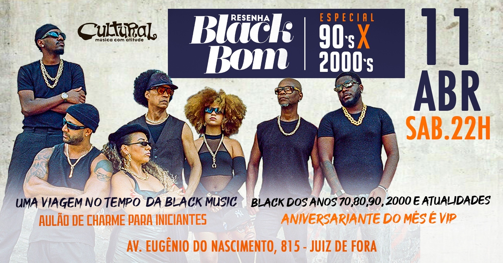 BLACK BOM JUIZ DE FORA 11/04  - ESPECIAL 90 X 2000 - CULTURAL BAR - Juiz de Fora, MG