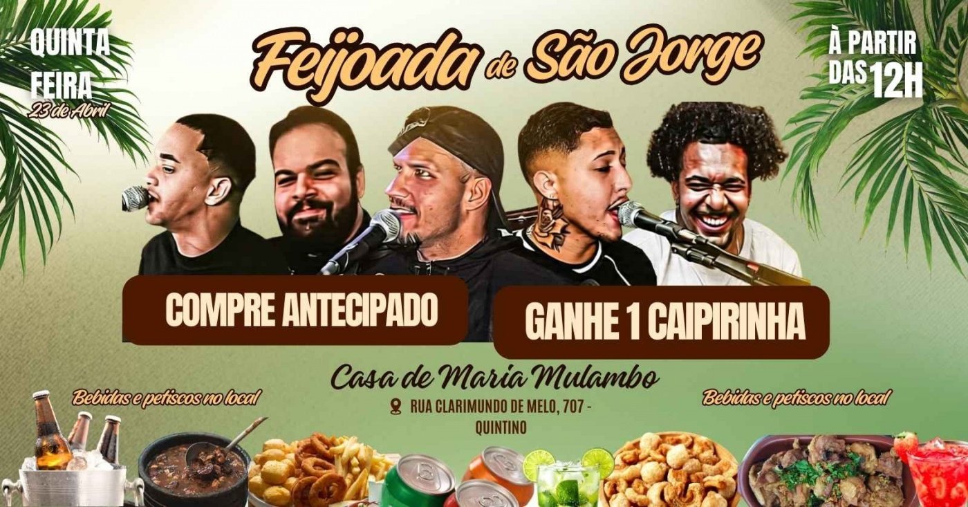 Feijoada de São Jorge - Casa de Maria Mulambo