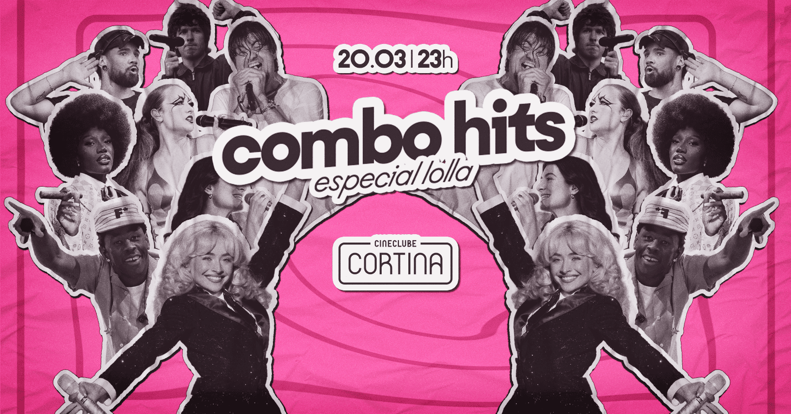 Combo Hits Especial Lolla| 20.03 |Cineclube Cortina - São Paulo, SP