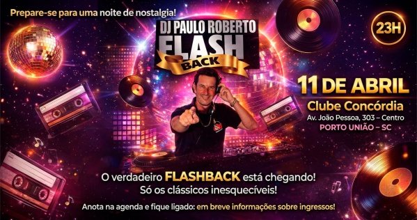 Imagem do evento Flashback com DJ Paulo Roberto