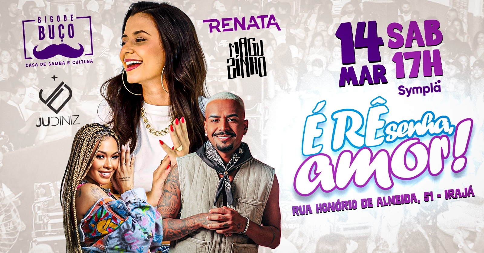 É RÊsenha, Amor! Convida: Maguzinho e Ju Diniz - Rio de Janeiro, RJ