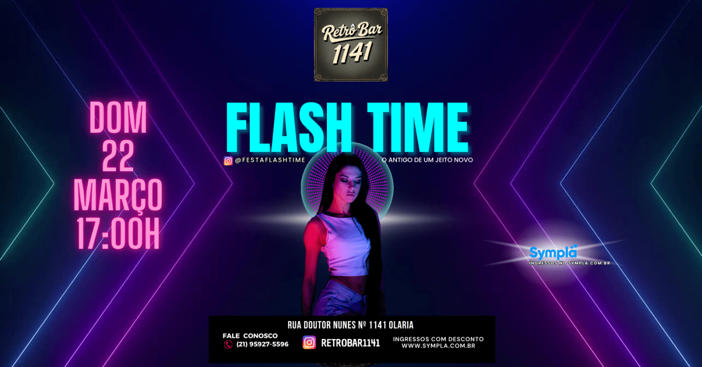 FLASH TIME A FESTA - RETRÔ BAR