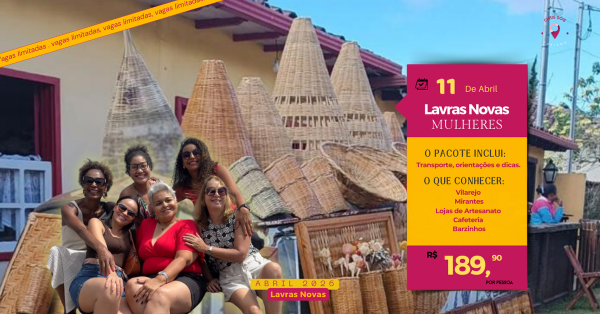 Imagem do evento Bate Volta Lavras  Novas