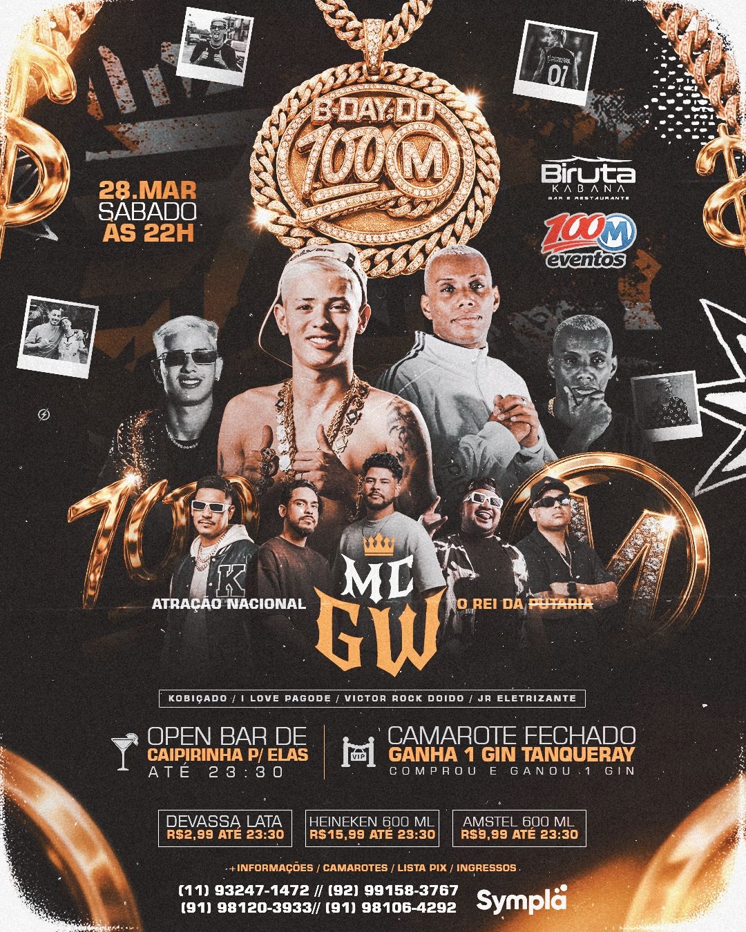 B-DAY DO 100 M - AÇAÍ BIRUTA - Belém, PA