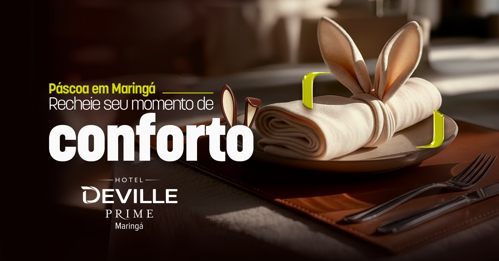 Image for the event: Almoço de Páscoa no Hotel Deville Prime Maringá