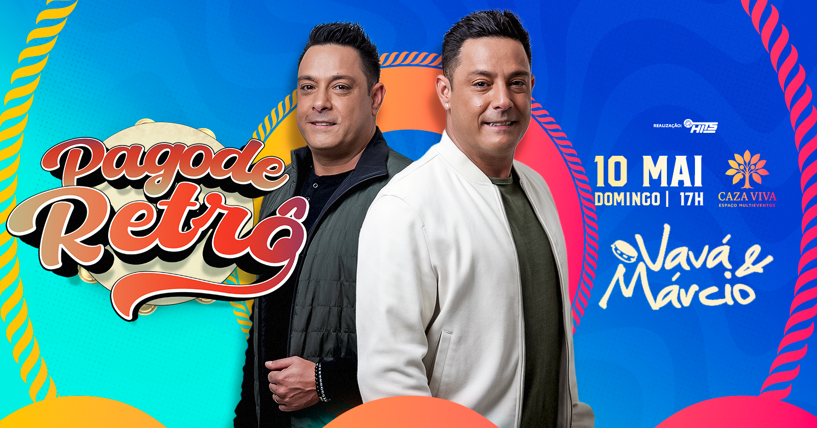 PAGODE RETRÔ - VAVÁ E MÁRCIO - Sete Lagoas, MG