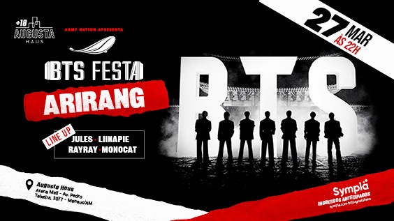 BTS FESTA: ARIRANG | 27/MAR - Manaus, AM
