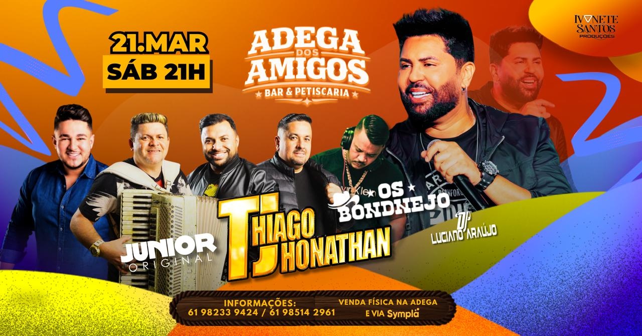 Thiago Jhonathan na Adega dos Amigos - Brasília, DF