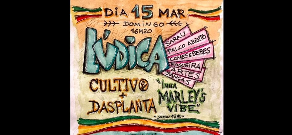 SARAU LÚDICA na CAZAKRIA com CULTIVO + DASPLANTA "INNA MARLEY'S VIBE" DOM 15 MAR 2026 FLORIPA - Florianópolis, SC