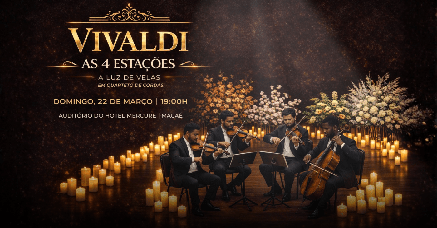 Vivaldi, As Quatro Estações - A luz de velas | Macaé, RJ [22/03]