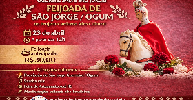 Feijoada de São Jorge/Ogum no Projeto Cardume Afro Cultural