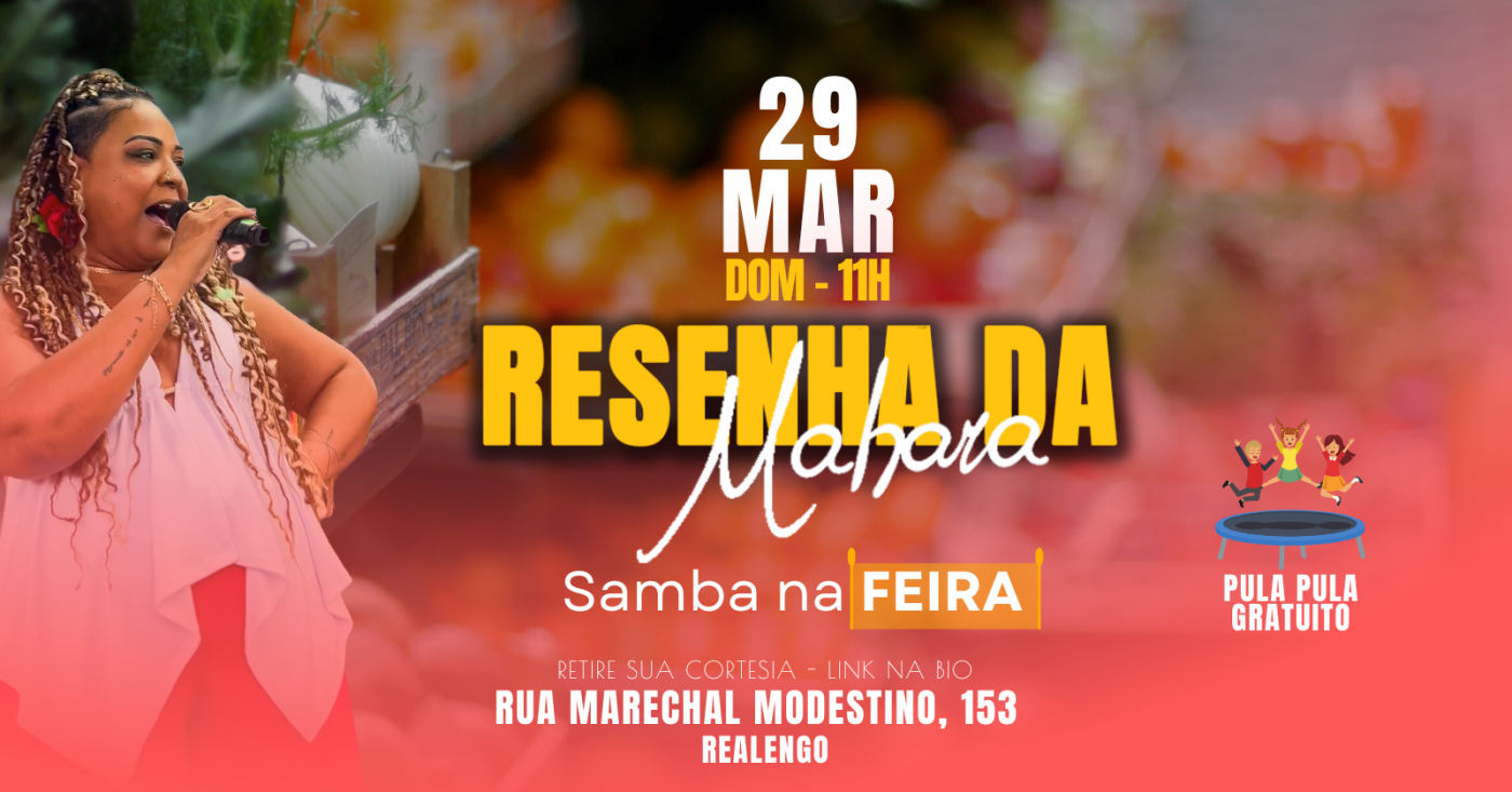 Resenha da Mahara na feira de Realengo
