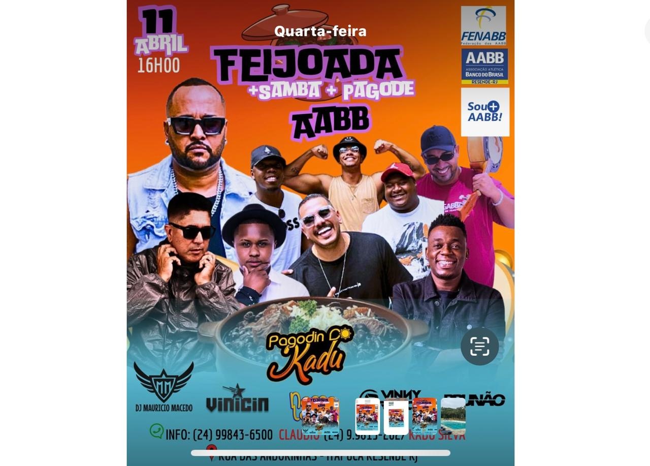 FEIJOADA COM PAGODE - Resende, RJ