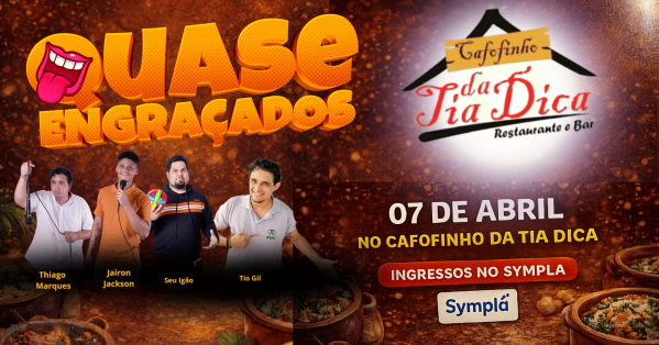 Imagem do evento QUASE ENGRAÇADOS - CAFOFINHO DA TIA DICA