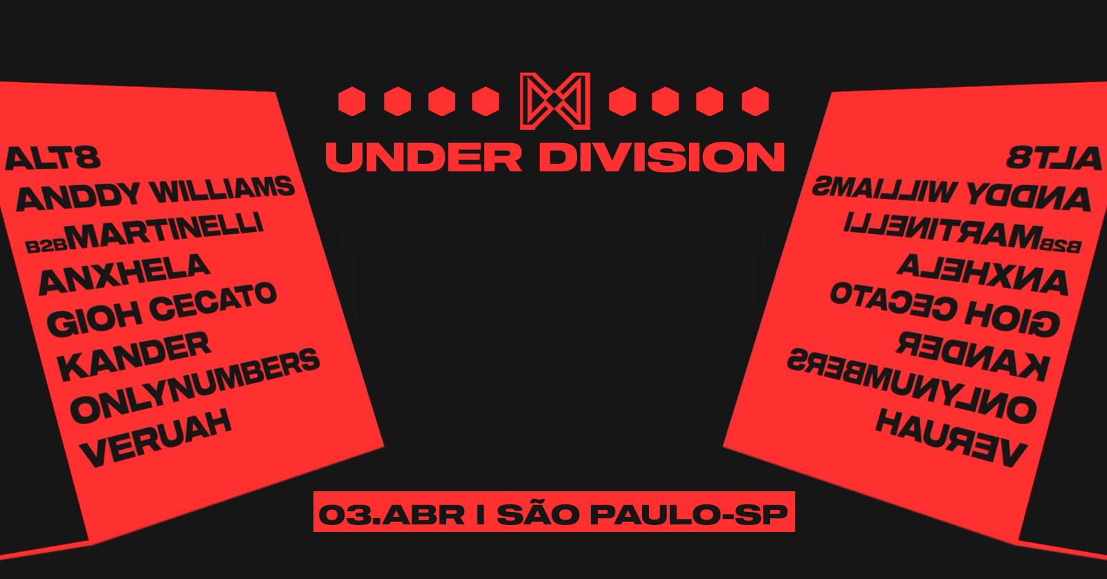 Under Division Apr. Onlynumbers, Anxhela, ALT8 & Kander