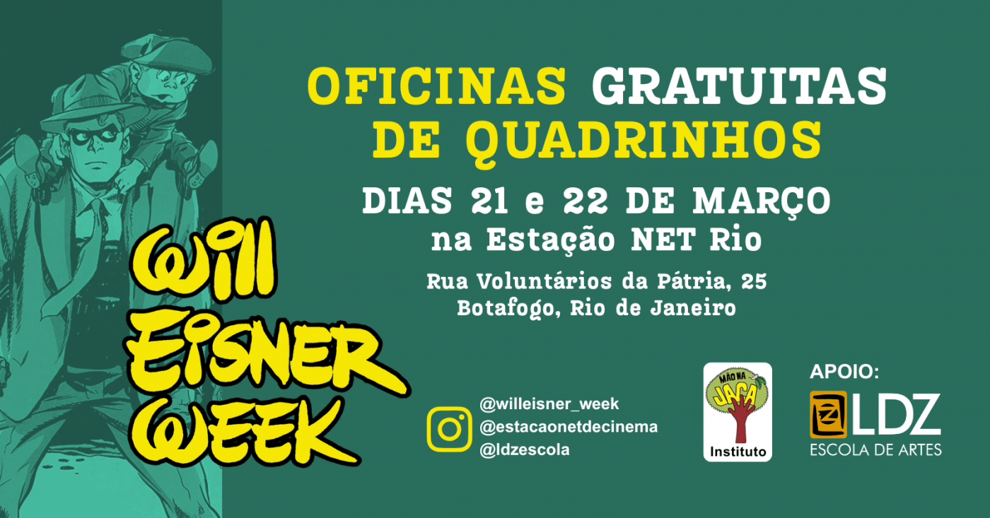 OFICINAS WILL EISNER WEEK 2026 Rio de Janeiro
