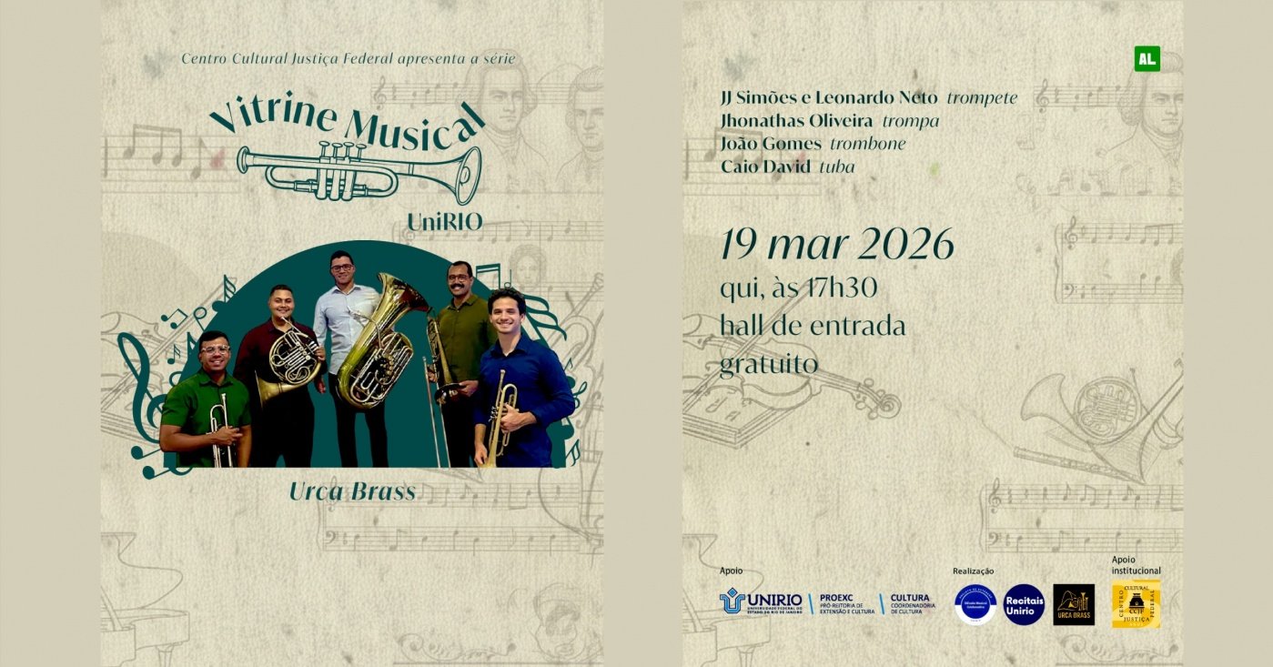 Série Vitrine Musical UNIRIO com Urca Brass - Saguão do CCJF-RJ