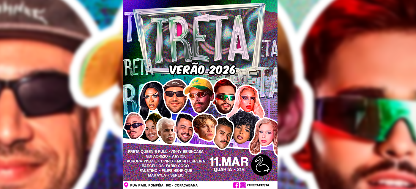 Pink Flamingo |Treta Festa - Quarta, 11 de Março - Rio de Janeiro, RJ