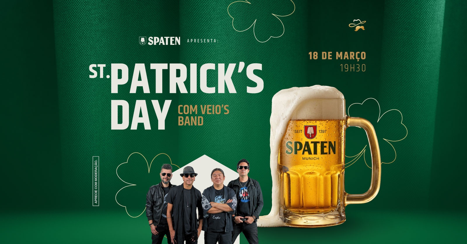 Festa de St. Patrick com Veio´s Band - São José dos Campos, SP