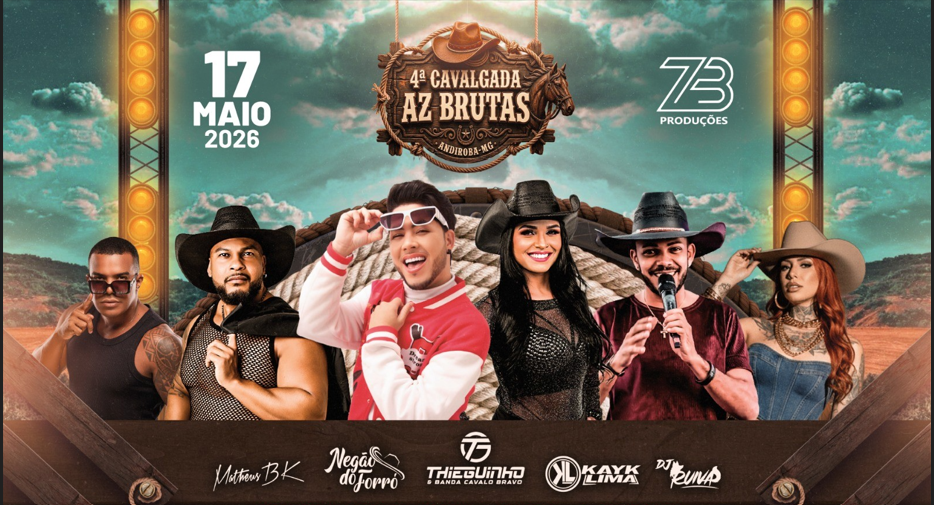 4ª Edição Cavalgada Az Brutas - Andiroba - Esmeraldas/MG - Esmeraldas, MG