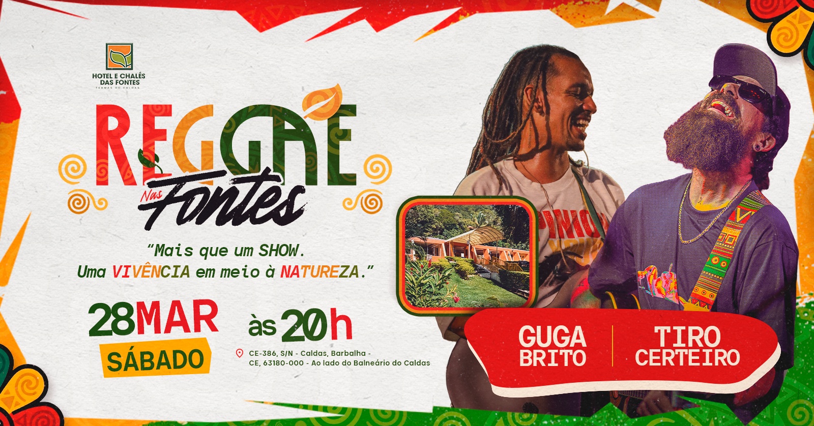 REGGAE NAS FONTES - Onde o som encontra a natureza - Barbalha, CE