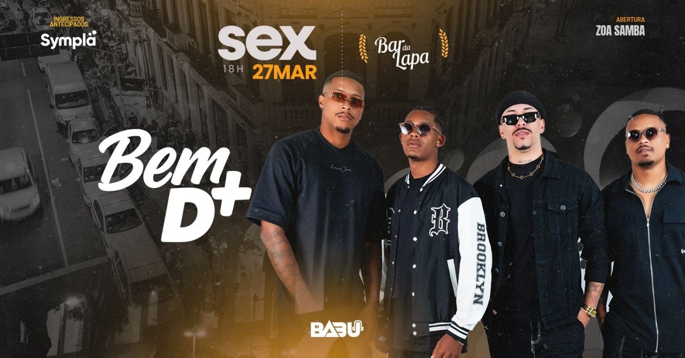 BEM D+ NO BAR DA LAPA