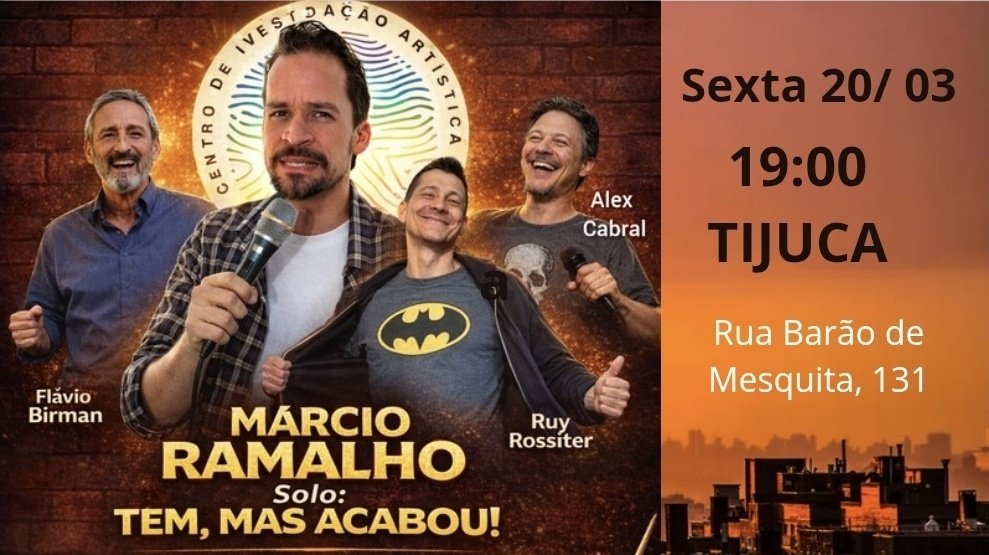 TEM, MAS ACABOU! Solo de Marcio Ramalho e convidados na Tijuca