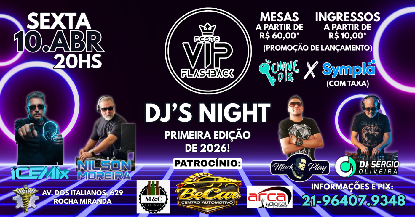 FESTA VIP FLASHBACK 2026