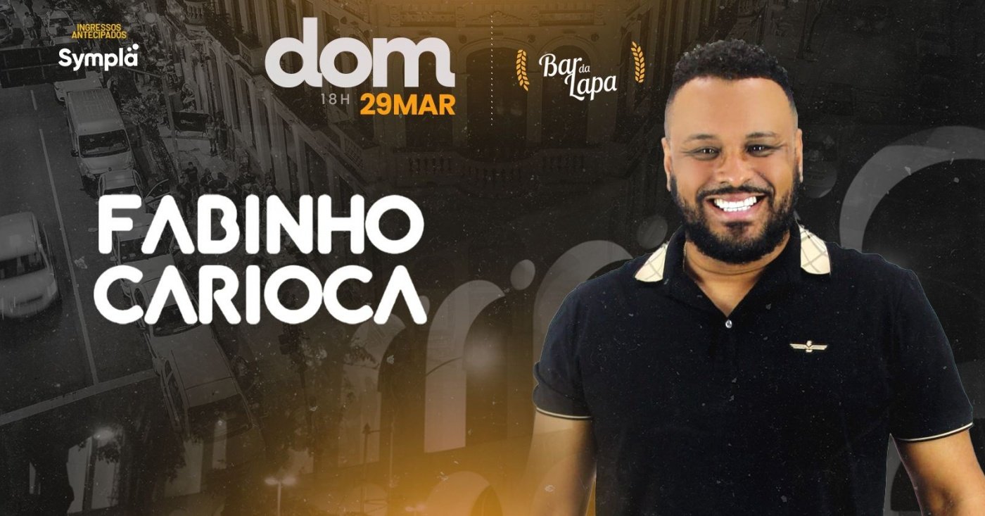 FABINHO CARIOCA NO BAR DA LAPA