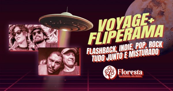 Imagem do evento Voyage + Fliperama no Floresta