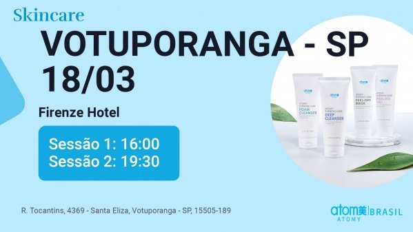 Imagem do evento Skincare com produtos Coreanos - Votuporanga / SP