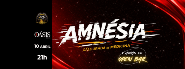 Imagem do evento Amnésia 2026 | Calourada de Medicina