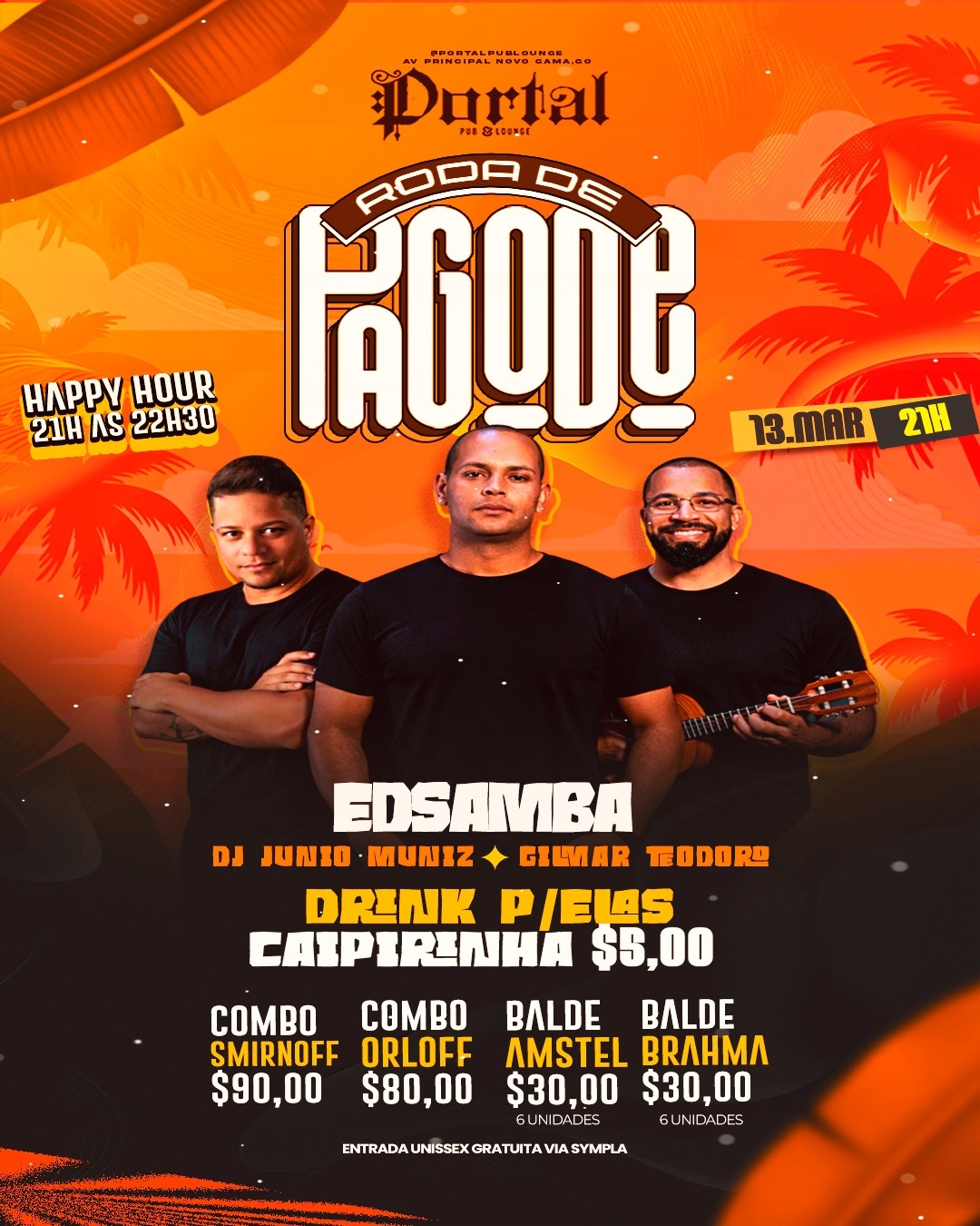 RODA DE PAGODE 13/03 - Novo Gama, GO