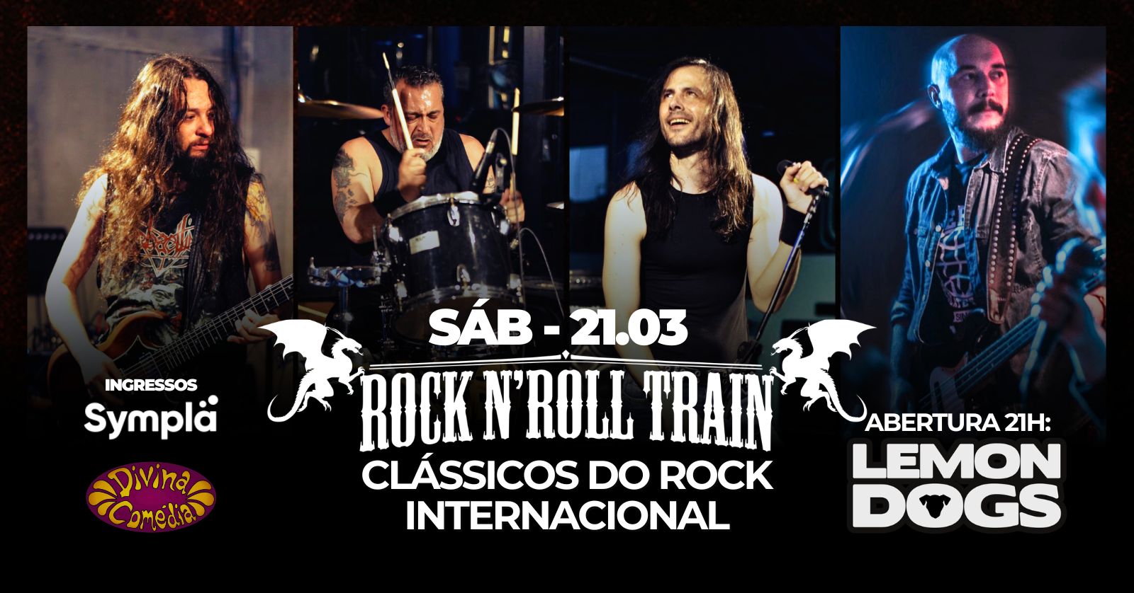 Rock N' Roll Train - Clássicos do rock - Porto Alegre, RS