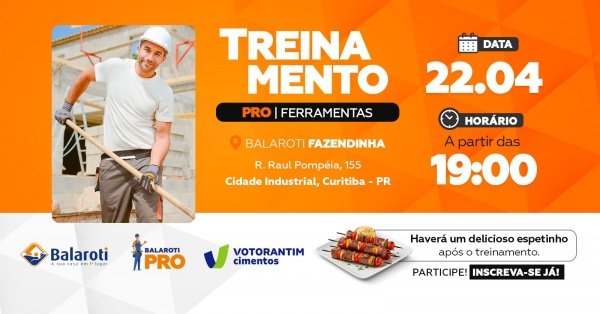 Imagem do evento Treinamento Votoran - Balaroti Fazendinha