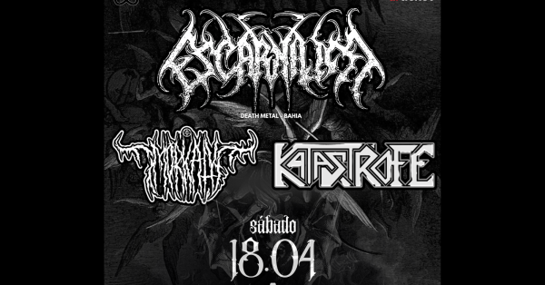 Imagem do evento ESCARNIUM, KATASTROFE E MORKALV NA TABERNA ROCK PUB