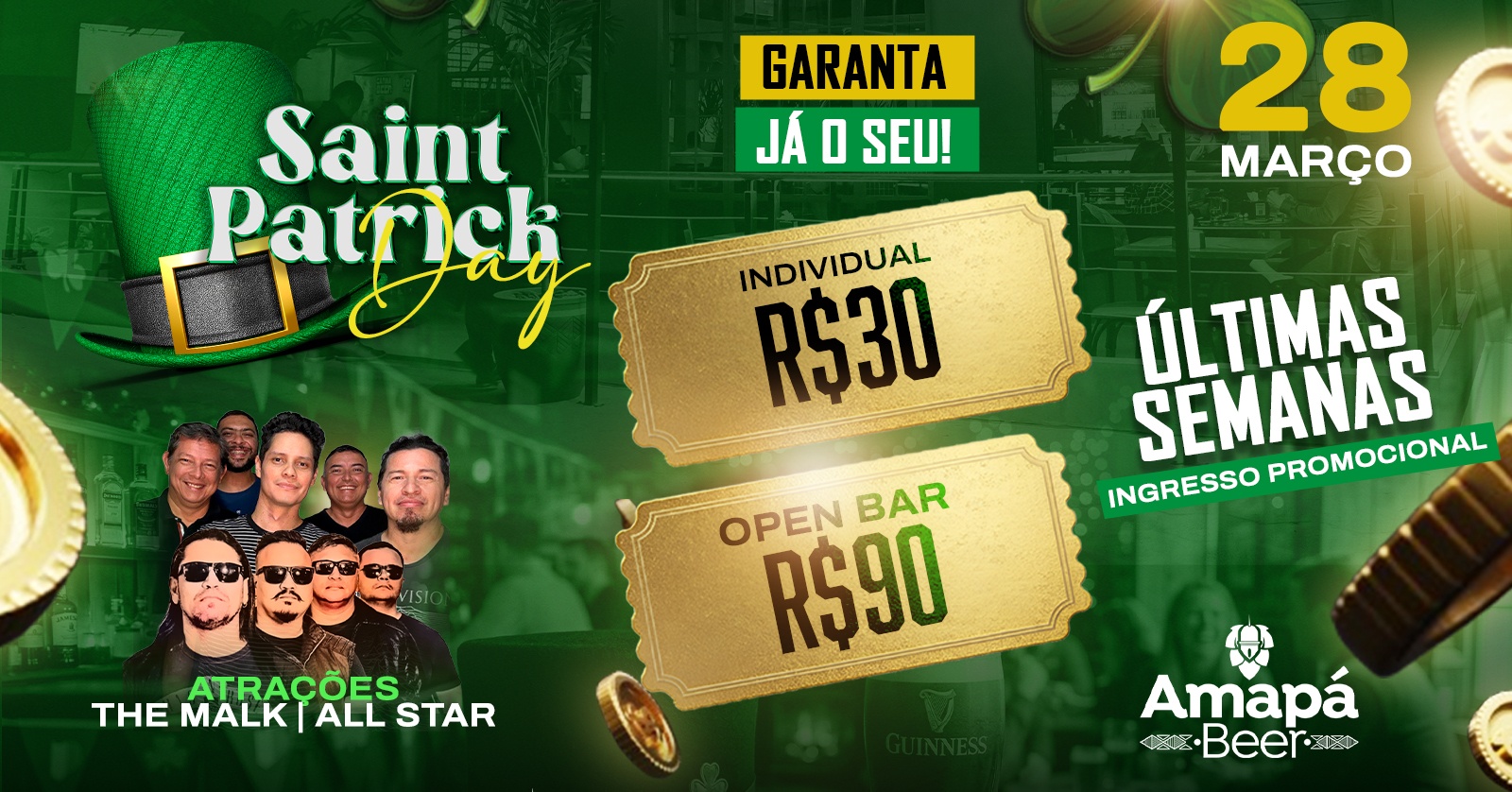 Saint Patrick's Day Amapá Beer - Macapá, AP