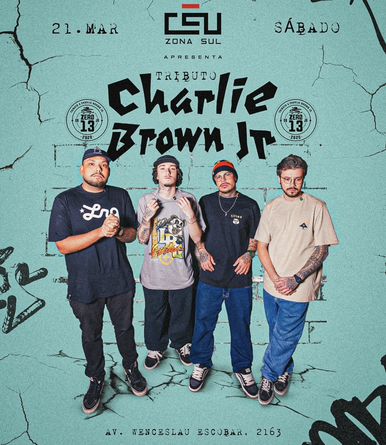 TRIBUTO CHARLIE BROWN JR - CEU ZS - Porto Alegre, RS
