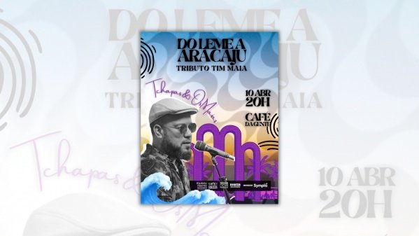 Imagem do evento Tributo Tim Maia | Do Leme a Aracaju c/ Tchapas & Os Maias