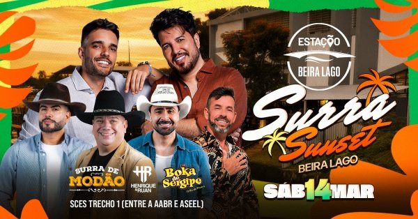Imagem do evento Surra Sunset Beira Lago